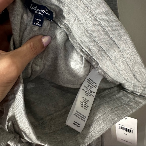 Splendid Embroidered ♡ Hearts Knit Joggers - Picture 5 of 7